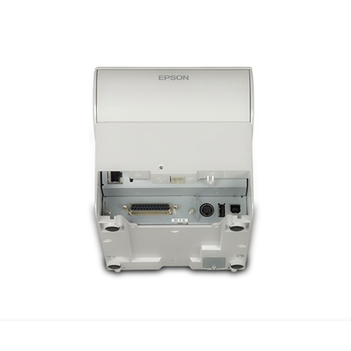 White color Epson TM-88VI Thermal receipt printer back image