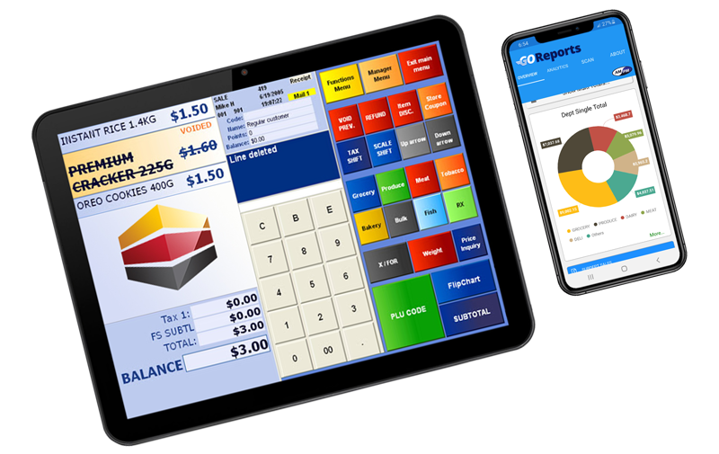 STOREDYNAMICS SOFTWARE SHOWN