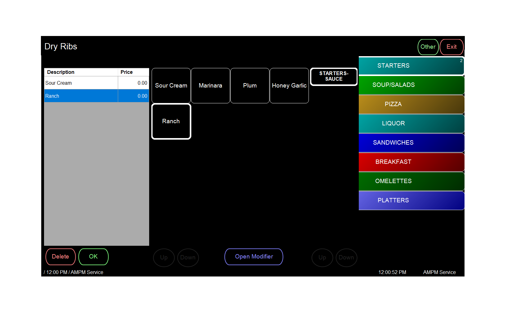 Dislaying UPOS on tablet